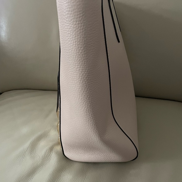 NEW***MICHAEL KORS Sinclair East West large studs leather large tote bag - PINK - Picture 7 of 14